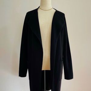 J.Crew 365 Black Sweater Jacket Long Open Cardigan Size XS